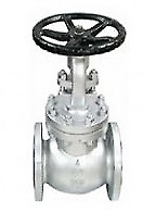Válvula de globo, cuerpo en acero carbono, clase 150, conexión flange clase 150 wcb216